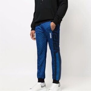 Authentic Versace monogram-print track trousers